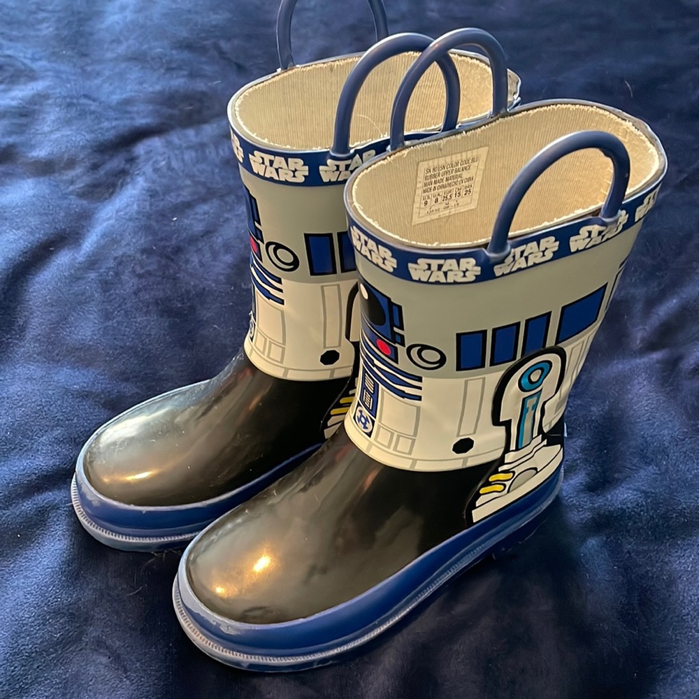 Star Wars R2D2 Boys Rain Boots